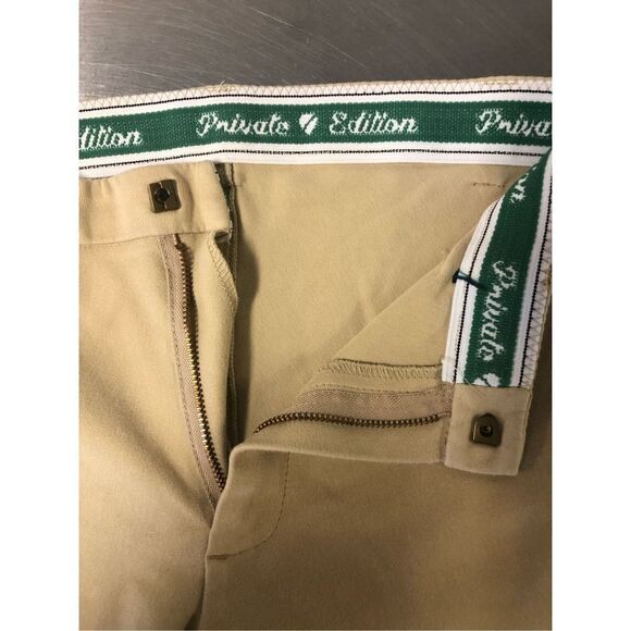 Private Edition Juniors Horse Show Equestrian Tan Workout Activewear Horseback R - Picture 6 of 8